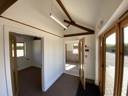 Private entrance leading to main office, meeting room, kitchen and toilets.